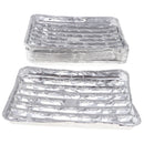 20pcs/set Disposable Aluminum Foil Pans Barbecue Grilling Trays Baking Plate