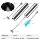 6pcs/set Milk Cappuccino Makers Electric Semi-automatic Handheld Foamer