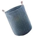 Laundry Hamper Basket with Handles, Durable Dirty Clothes Box for Bathroom Bedroom Home, 13.78 x 17.72 inch