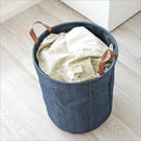 Laundry Hamper Basket with Handles, Durable Dirty Clothes Box for Bathroom Bedroom Home, 13.78 x 17.72 inch