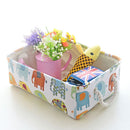 Storage Baskets with Cotton Rope Handles Collapsible Cloth Storage Bins Decorative Fabric Storage Bin