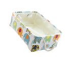 Storage Baskets with Cotton Rope Handles Collapsible Cloth Storage Bins Decorative Fabric Storage Bin