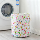 Thickened Laundry Basket Durable Handle Waterproof Round
