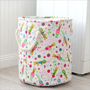 Thickened Laundry Basket Durable Handle Waterproof Round