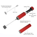 Handheld Milk Frother - Battery Powered Electric Drink Mixer Whisk, Mini Blender Foamer for Cappuccino, Frappe, Latte, Matcha and Coffee Foam Maker