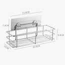 Shower Basket Shelf for Shampoo Conditioner Bathroom Kitchen Storage Organizer Stainless Steel
