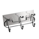 Wall/Door Mounted Coat Racks, Towel Hooks - Stainless Steel - Self Adhesive