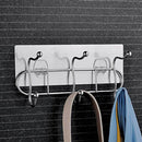 Wall/Door Mounted Coat Racks, Towel Hooks - Stainless Steel - Self Adhesive