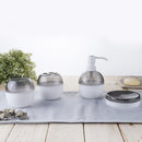 4pcs Bathroom Accessory Set Soap Dish Dispenser Tumbler Toothbrush Holder