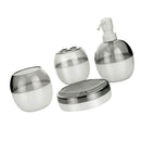 4pcs Bathroom Accessory Set Soap Dish Dispenser Tumbler Toothbrush Holder