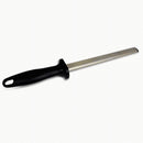 10 Inch Sharpener Steel, Diamond Sharpening Professional Sharpener Rod, Honing Rod for Sharpening Kitchen Cutting Chopping Tools