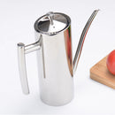 1PC Oil Dispenser Pot, Olive Oil Pourer Drizzler Can, 700ml Stainless Steel