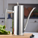 1PC Oil Dispenser Pot, Olive Oil Pourer Drizzler Can, 700ml Stainless Steel