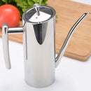 1PC Oil Dispenser Pot, Olive Oil Pourer Drizzler Can, 700ml Stainless Steel