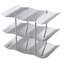 Creative Stainless Steel 9 Bottle Wine Rack Kitchen Bar Storage Tray Holder