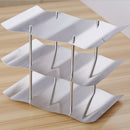 Creative Stainless Steel 9 Bottle Wine Rack Kitchen Bar Storage Tray Holder