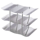 Creative Stainless Steel 9 Bottle Wine Rack Kitchen Bar Storage Tray Holder