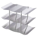 Creative Stainless Steel 9 Bottle Wine Rack Kitchen Bar Storage Tray Holder