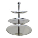 3 Tier Stainless Steel Cake Stand Fruit Plate Wedding Birthday Party Decor