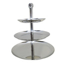 3 Tier Stainless Steel Cake Stand Fruit Plate Wedding Birthday Party Decor