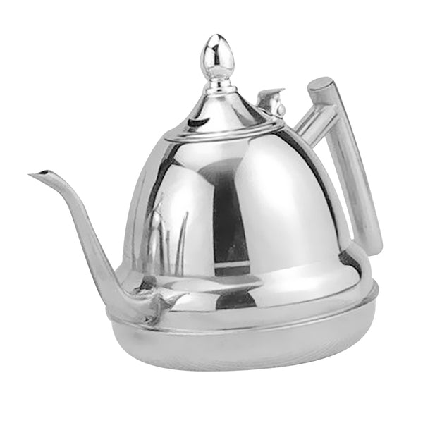 1.2L Stainless Steel Cold Water Kettle Infuser Teapot Coffee Pot Restaurant, Vintage, Thermal Carafe Dishwasher Safe