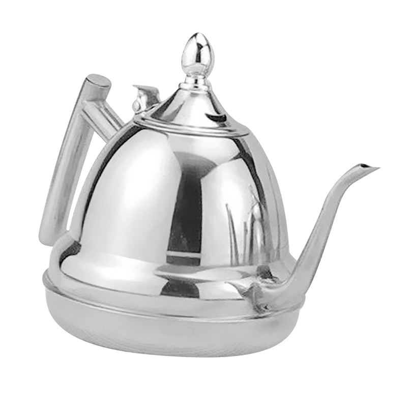 1.2L Stainless Steel Cold Water Kettle Infuser Teapot Coffee Pot Restaurant, Vintage, Thermal Carafe Dishwasher Safe