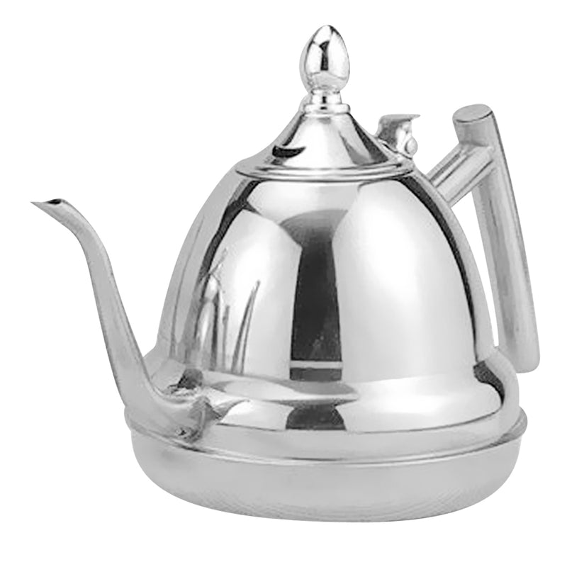 1.2L Stainless Steel Cold Water Kettle Infuser Teapot Coffee Pot Restaurant, Vintage, Thermal Carafe Dishwasher Safe