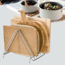 Stainless Steel Kitchen Drainer Cutting Board Storage Rack Plate Pan Holder, Cabinet Pantry and Countertop Organizer