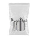 Ice Bucket, Insulated Stainless Steel Double Walled Ice Bucket with Lid, Stainless Steel Ice Tongs Set, Silver