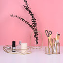 Pen Pencil Holder For Desk Glass Home Office Desk Pen Organizer Holders, Makeup Brush Storage, Indoor Small Plant Pot