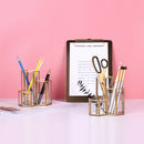 Pen Pencil Holder For Desk Glass Home Office Desk Pen Organizer Holders, Makeup Brush Storage, Indoor Small Plant Pot