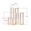 Pen Pencil Holder For Desk Glass Home Office Desk Pen Organizer Holders, Makeup Brush Storage, Indoor Small Plant Pot
