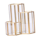 Pen Pencil Holder For Desk Glass Home Office Desk Pen Organizer Holders, Makeup Brush Storage, Indoor Small Plant Pot