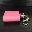 Hip Flask Gift With Colorful Rope Buffed Funnel 1oz Capacity Gift Favorite