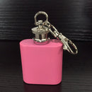 Hip Flask Gift With Colorful Rope Buffed Funnel 1oz Capacity Gift Favorite