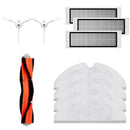 10pcs/pack Main Brush + HEPA Filter + Side Brushes + Mopping Pad for XIAOMI Robot Vacuum Cleaner, Replacement Part