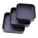 3x Square NonStick Muffin Desert Mold Egg Tarts Tray Cupcake Baking Pan, Dishwasher Safe, Great Gift for Birthday, Anniversary