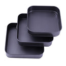 3x Square NonStick Muffin Desert Mold Egg Tarts Tray Cupcake Baking Pan, Dishwasher Safe, Great Gift for Birthday, Anniversary