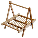 Bamboo Folding Basket Handmade Craft Food Drying Rack For Restaurant Hotel