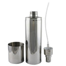 Olive Oil Dispenser Stainless Steel Oil Sprayer Vinegar Bottle for Cooking Baking Oil Sprayer Bottles, 250ml, Silver