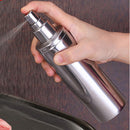 Olive Oil Dispenser Stainless Steel Oil Sprayer Vinegar Bottle for Cooking Baking Oil Sprayer Bottles, 250ml, Silver