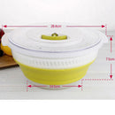 Salad Spinner Manual Plastic Lettuce Dryer and Vegetable Washer with Quick Dry Design, Drying Lettce Fruits Vegetables