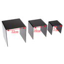 3Pcs Acrylic Polish Rack Tabletop Display Shelves Organizer for Essential Oil Cosmetic Dropper Bottle