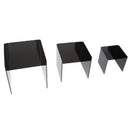 3Pcs Acrylic Polish Rack Tabletop Display Shelves Organizer for Essential Oil Cosmetic Dropper Bottle