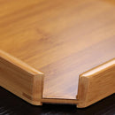 Bamboo Serving Tray Gongfu Style Tea Tabletop Natural Wooden Breakfast Serving Plate, loose Tea Collections Tray, Tea Tools