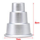 Mini 3-Tier Wedding Cake Tins Pudding Pan Baking Muffin Bakeware Mold Kitchen Bakery Baking Mold Pans