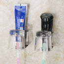 Wall-Mounted Wash Kit Toothbrush Holder Gargle Cup Wash Storage Rack