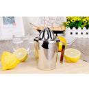 Stainless Steel Citrus Juicer, Lemon Lime Orange Fruits Press, Hand Held, Manual Lemon Squeezer, Silver, Kitchen Tools