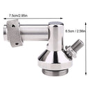 Beer Spear Stainless Steel Mini Keg Dispenser Fitting Connector Brew Silver
