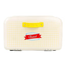 Retro Bread Box for Kitchen Counter Metal Bread Bin, Retro Storage Container For Doughnuts, Pastries, Cookies, Dry Food, Tosat Bread and More